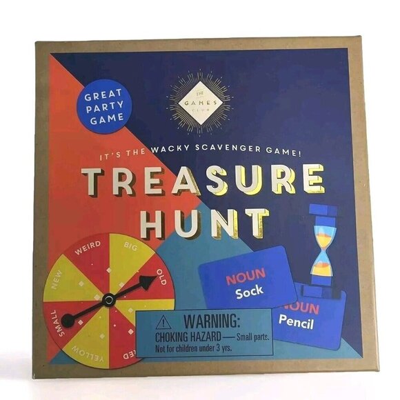 TREASURE‎ HUNT The Wacky Scavenger Party Game Homeschool Language Arts English - Picture 1 of 4